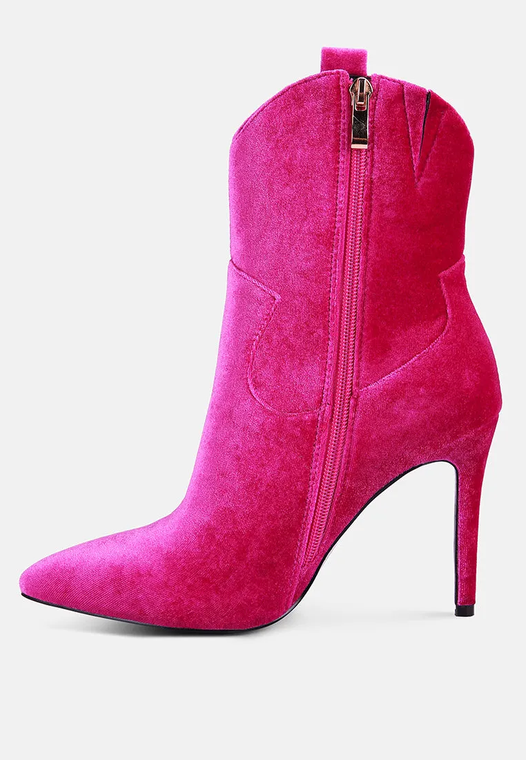 Nat Love Velvet Cow Girl Boot