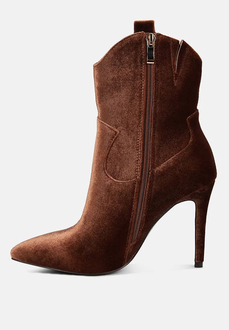 Nat Love Velvet Cow Girl Boot