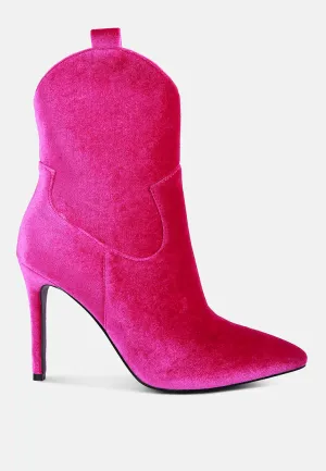 Nat Love Velvet Cow Girl Boot