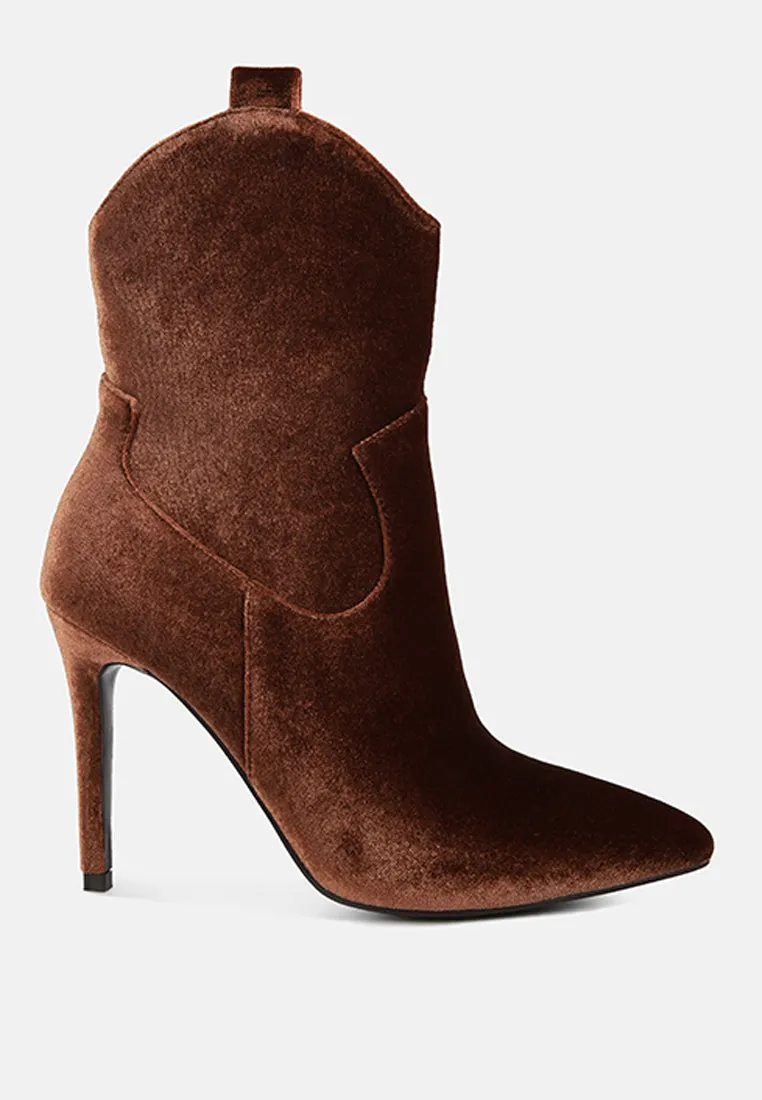 Nat Love Velvet Cow Girl Boot