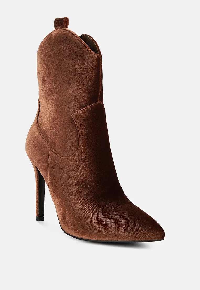 Nat Love Velvet Cow Girl Boot