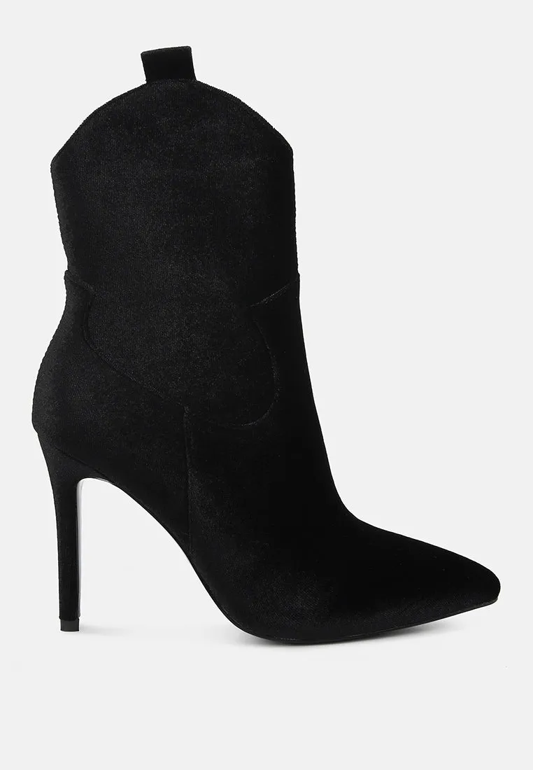 Nat Love Velvet Cow Girl Boot