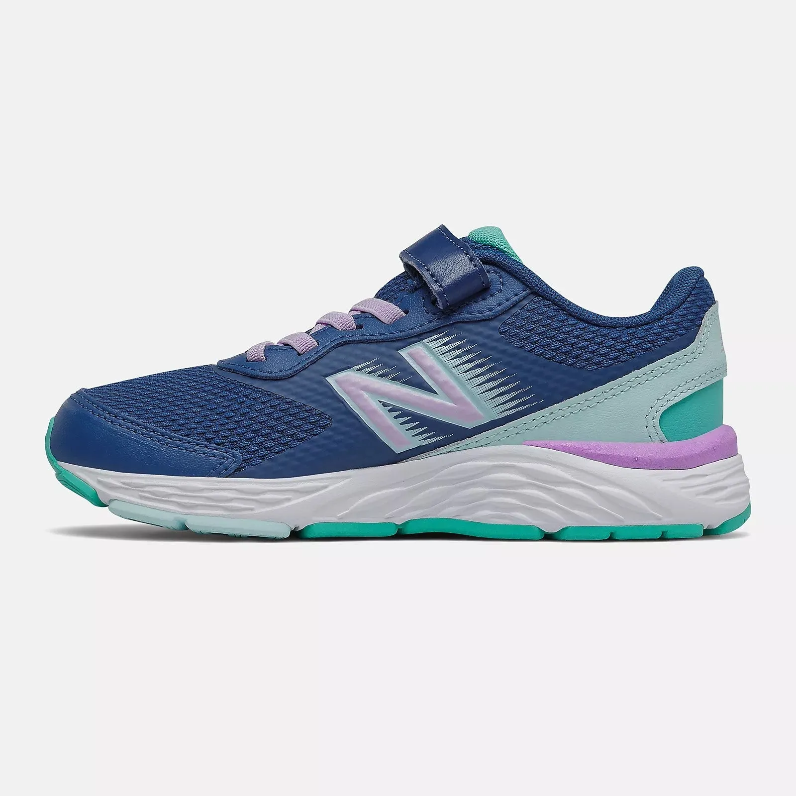 New Balance Captain Blue/Dark Violet 680v6 Children’s Sneaker