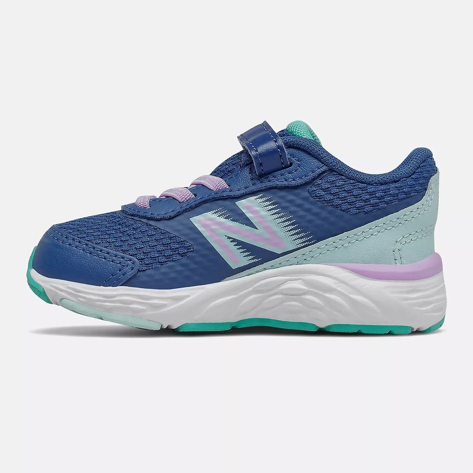 New Balance Captain Blue/Dark Violet 680v6 Toddler Sneaker