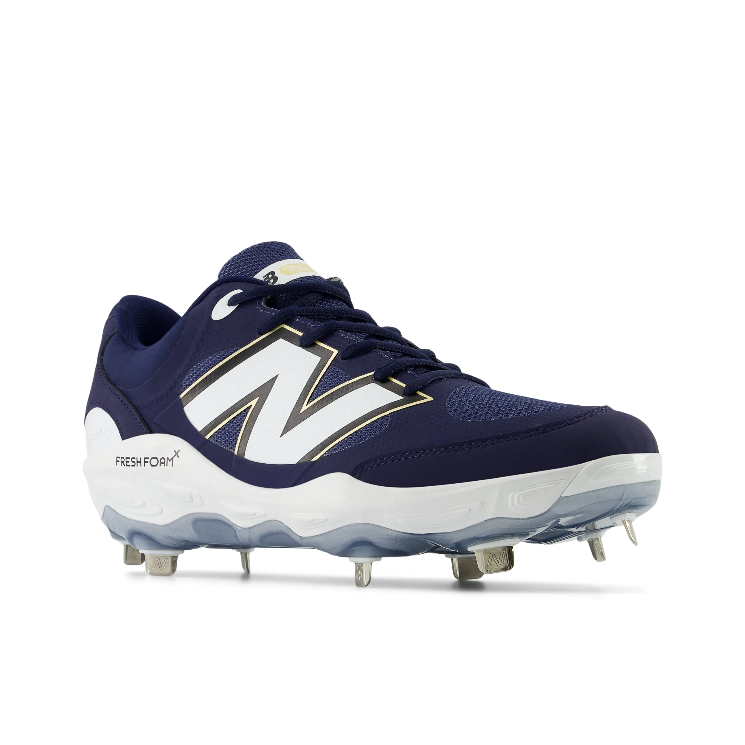 New Balance Fresh Foam L3000TN7 2E Fit Metal Cleats - Navy