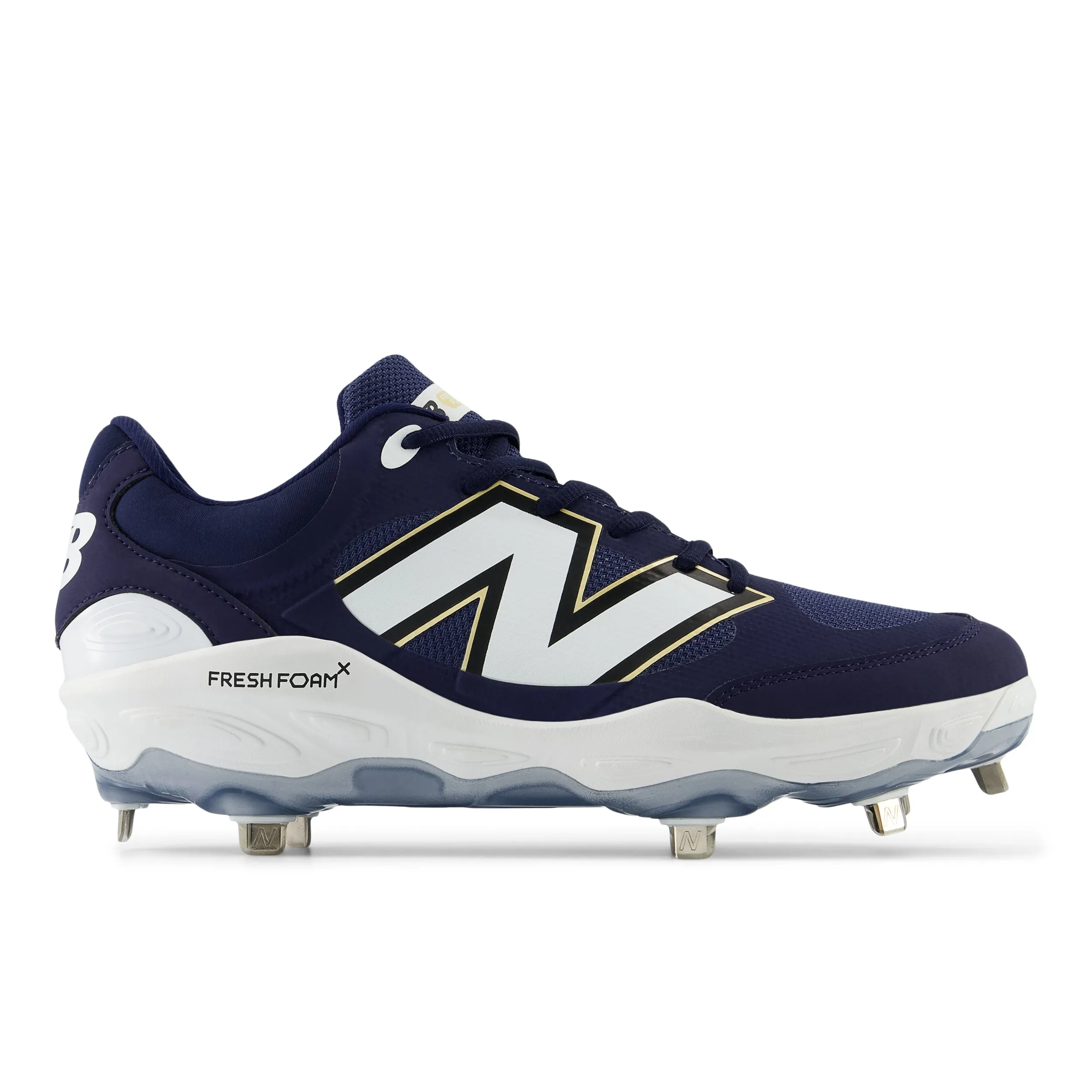 New Balance Fresh Foam L3000TN7 2E Fit Metal Cleats - Navy