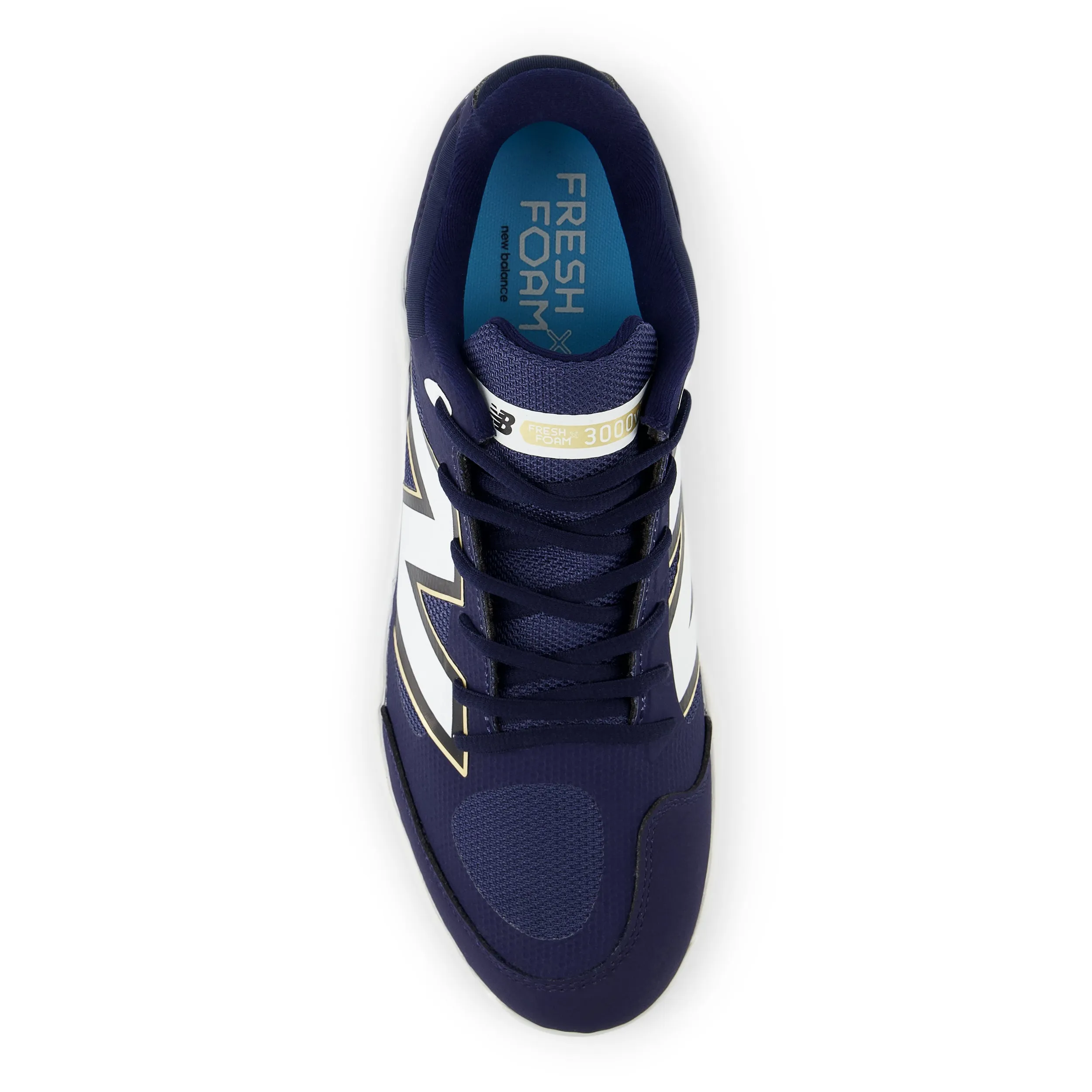 New Balance Fresh Foam L3000TN7 2E Fit Metal Cleats - Navy