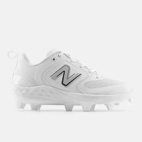 New Balance Fresh Foam Velo v3 Molded Softball Cleat - White