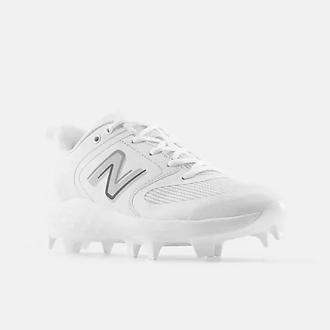 New Balance Fresh Foam Velo v3 Molded Softball Cleat - White