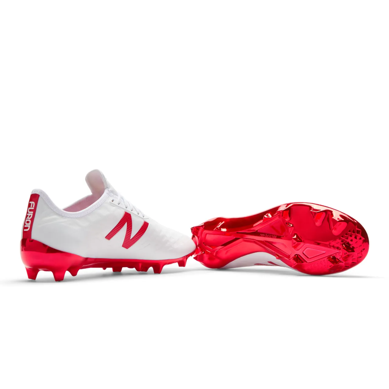 New Balance Furon 4.0 Pro Fg (WIDE) Soccer Boots - White/Flame