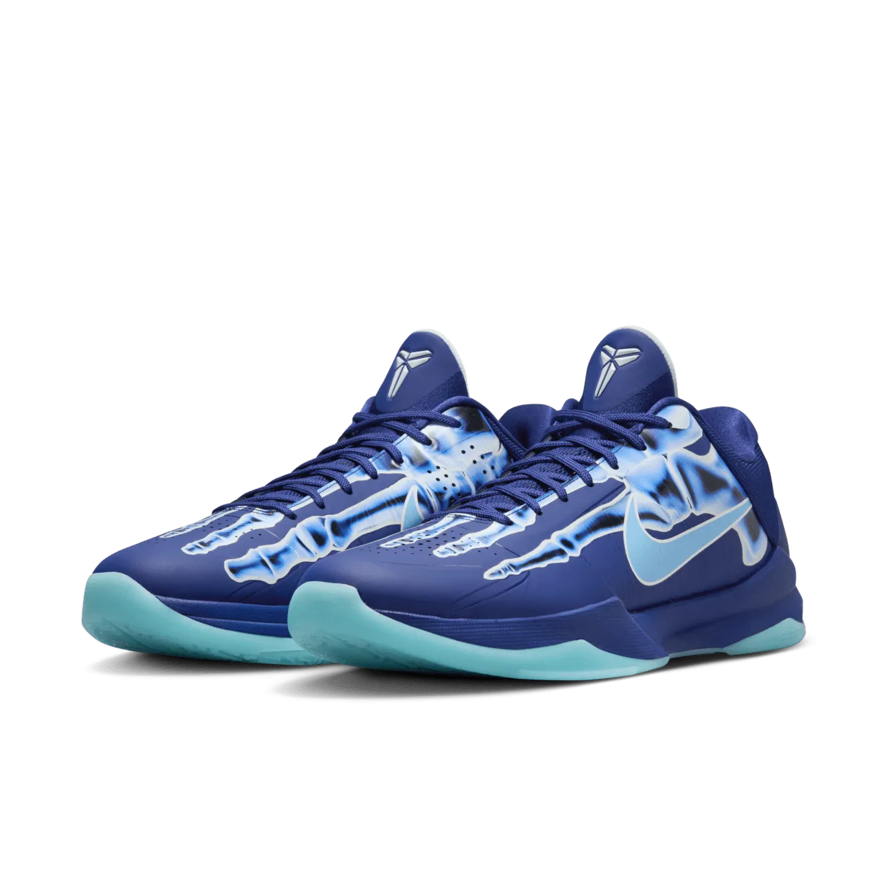 Nike Men's Kobe 5 Protro X-Ray Shoes - Deep Royal Blue / Baltic Blue / Glacier Blue