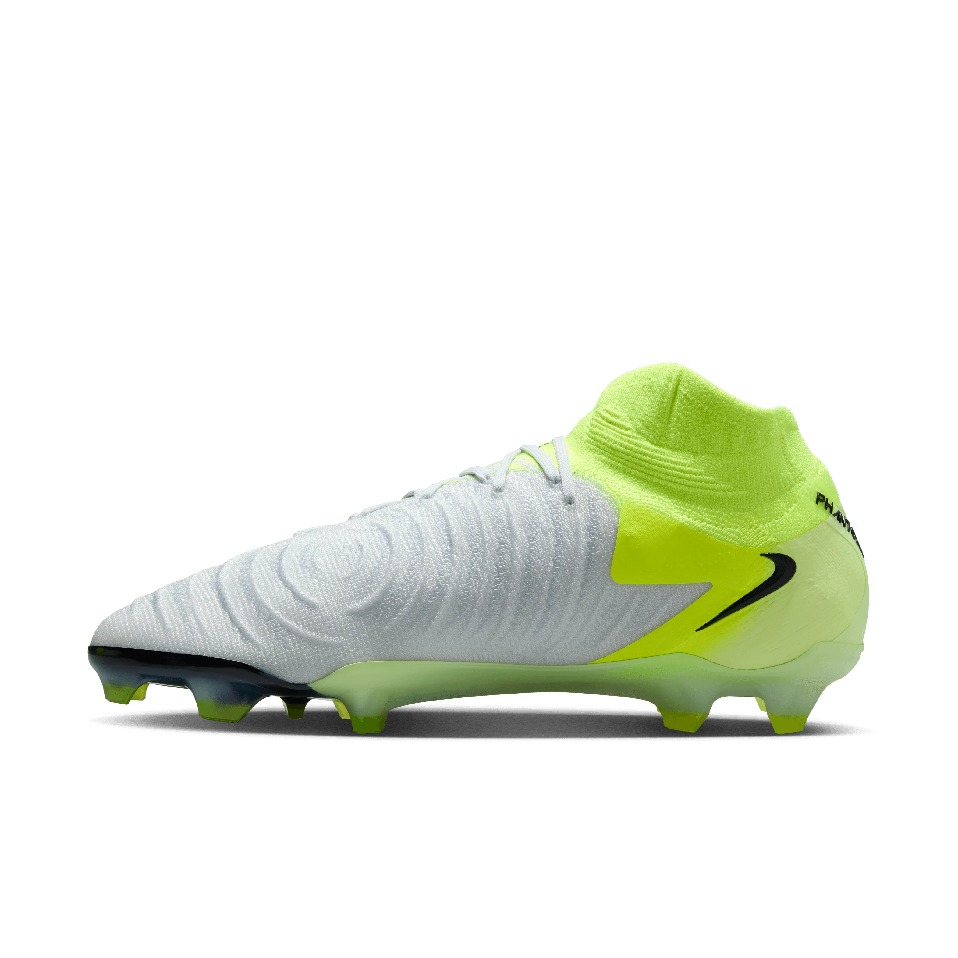 Nike Phantom Luna 2 Elite FG Football Boots (Metallic Silver/Black/Volt)