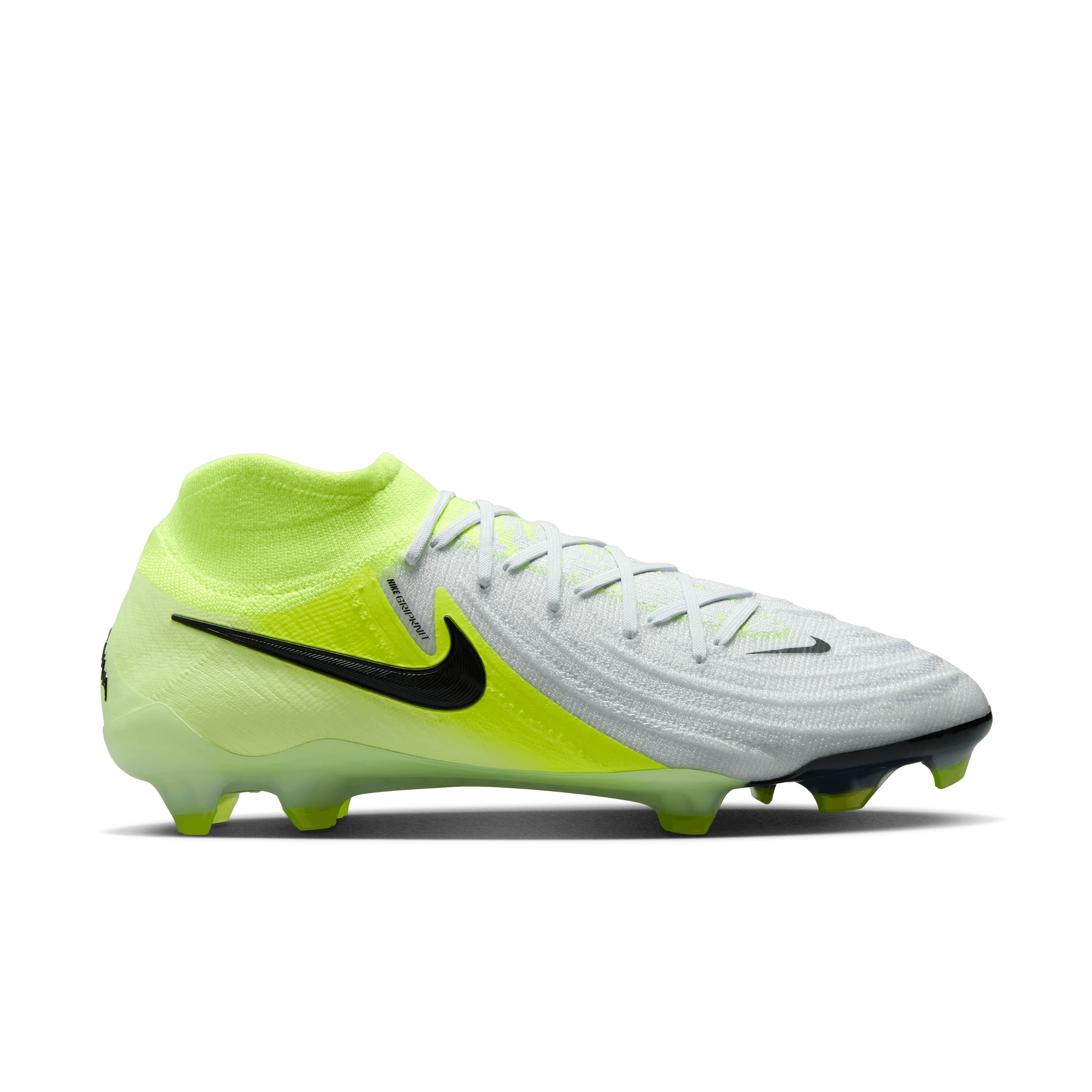 Nike Phantom Luna 2 Elite FG Football Boots (Metallic Silver/Black/Volt)