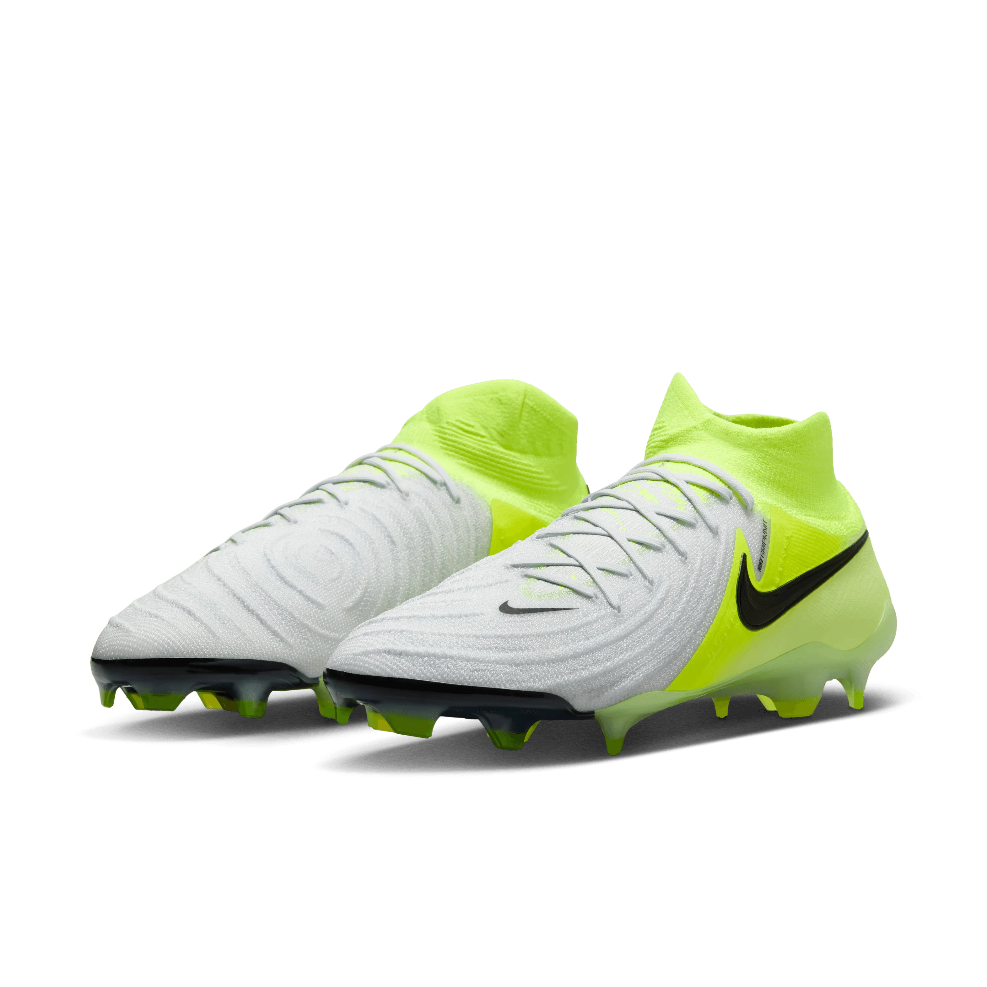 Nike Phantom Luna 2 Elite FG Football Boots (Metallic Silver/Black/Volt)