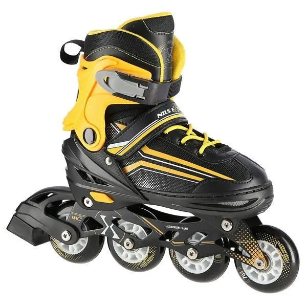 Nils Extreme Nh18190 2In1 Skates Black/Orange Size. L (39-43) With Interchangeable Hockey Skates