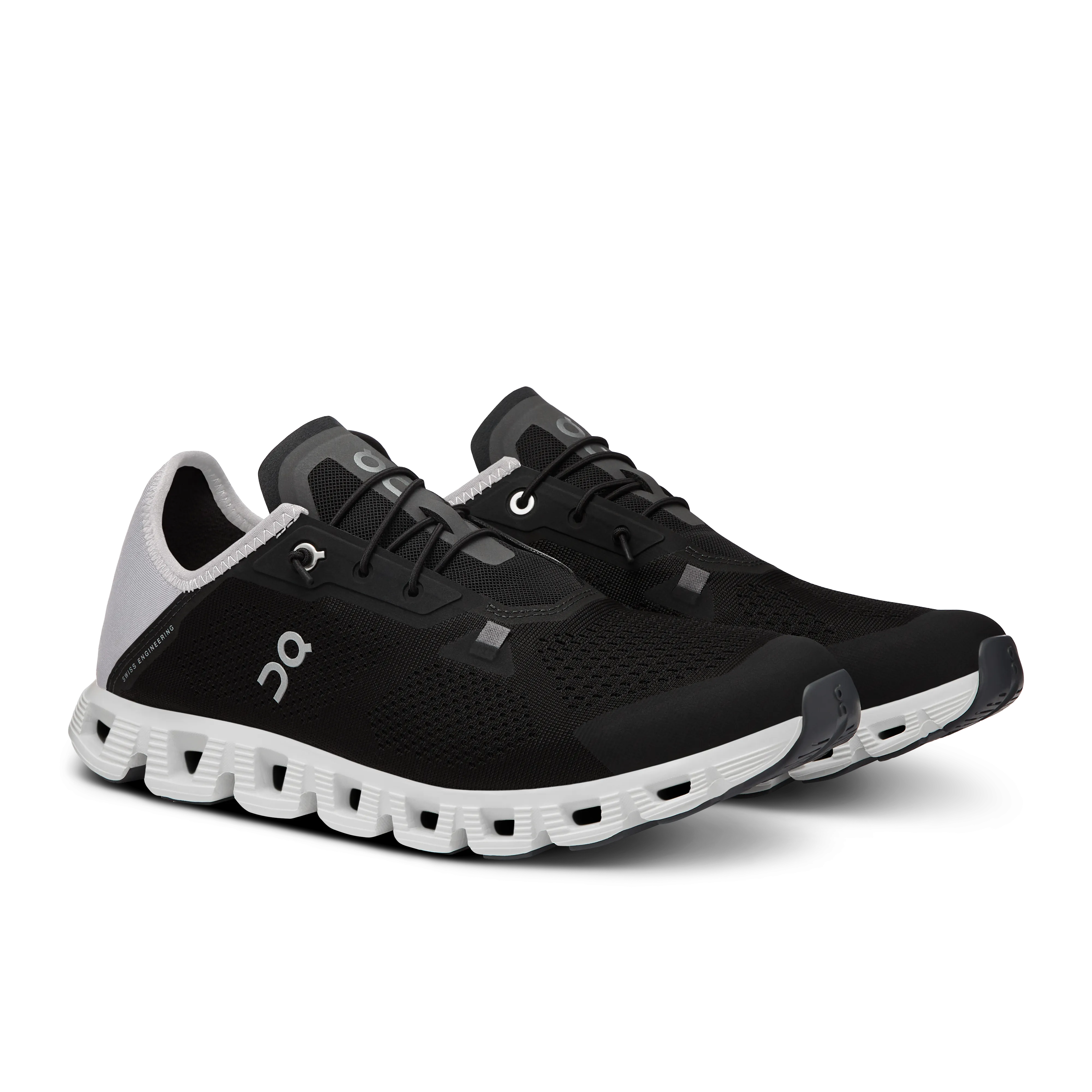 On Running Men's Cloud 5 Coast Shoes - Black / Shadow