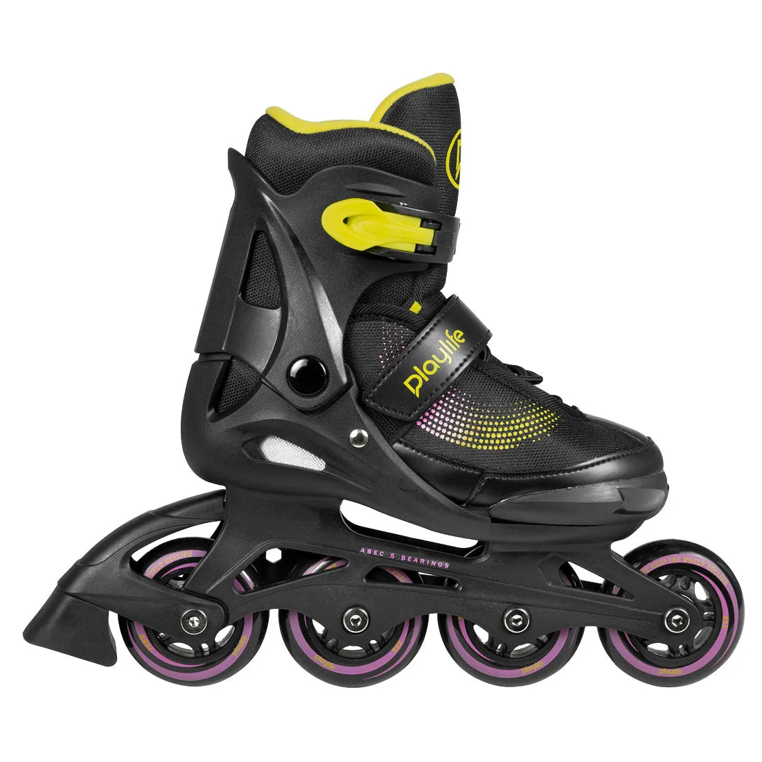 Playlife Joker Adjustable Skate - Yellow Glow