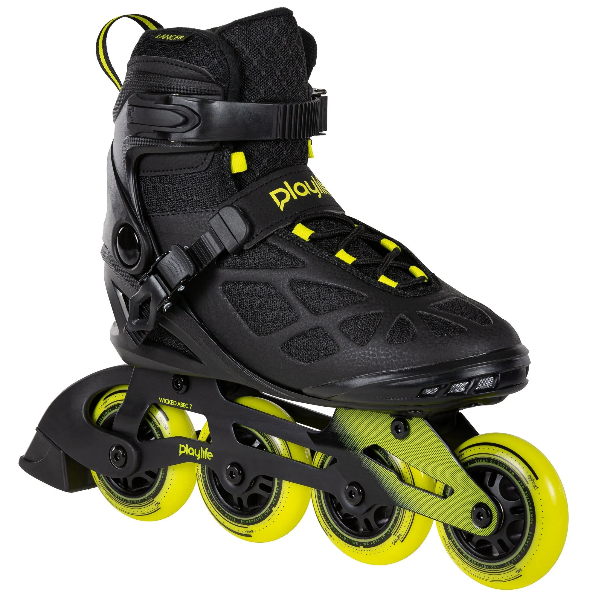 Playlife Lancer 84 Skate - Black/Yellow