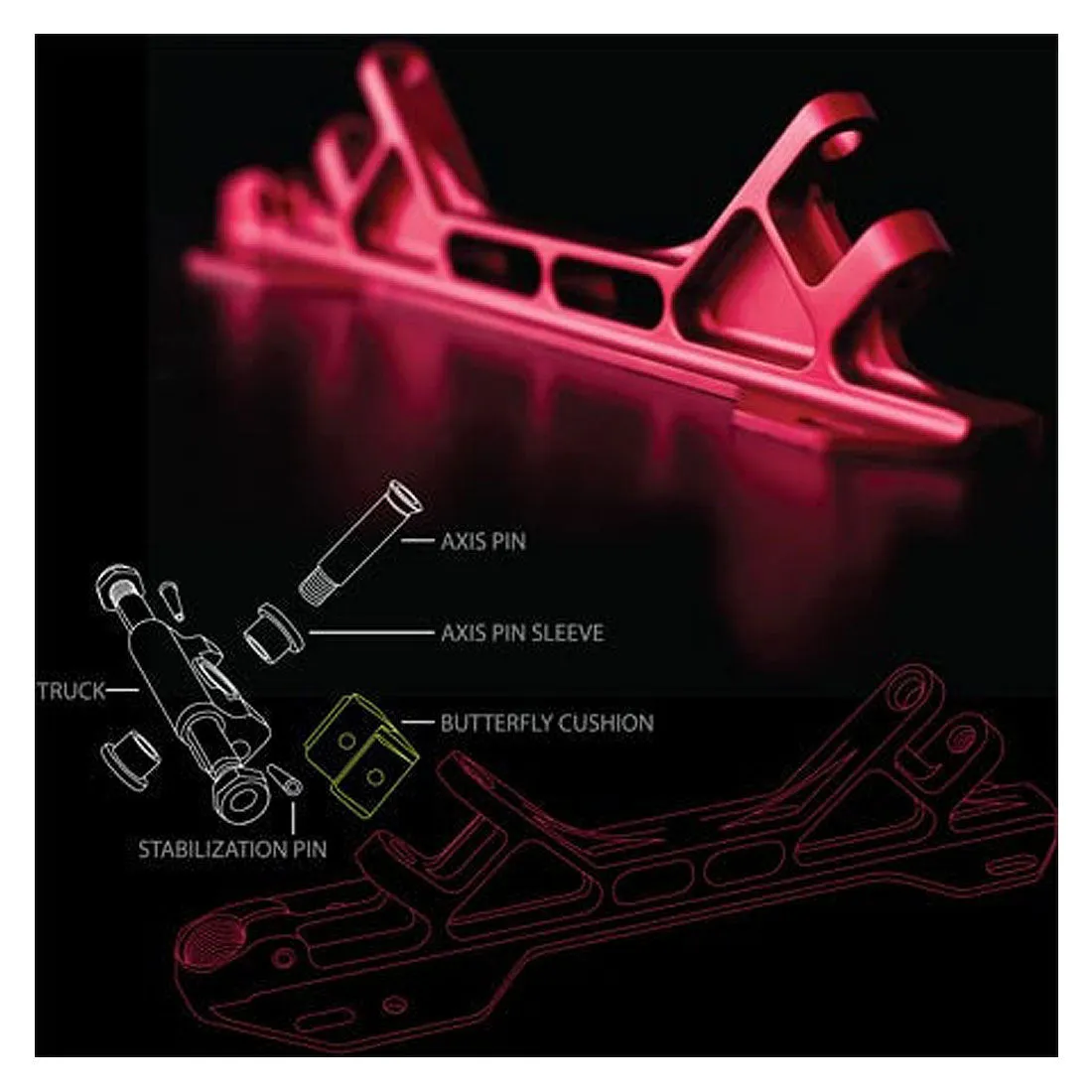 Powerdyne Arius Plate - Red