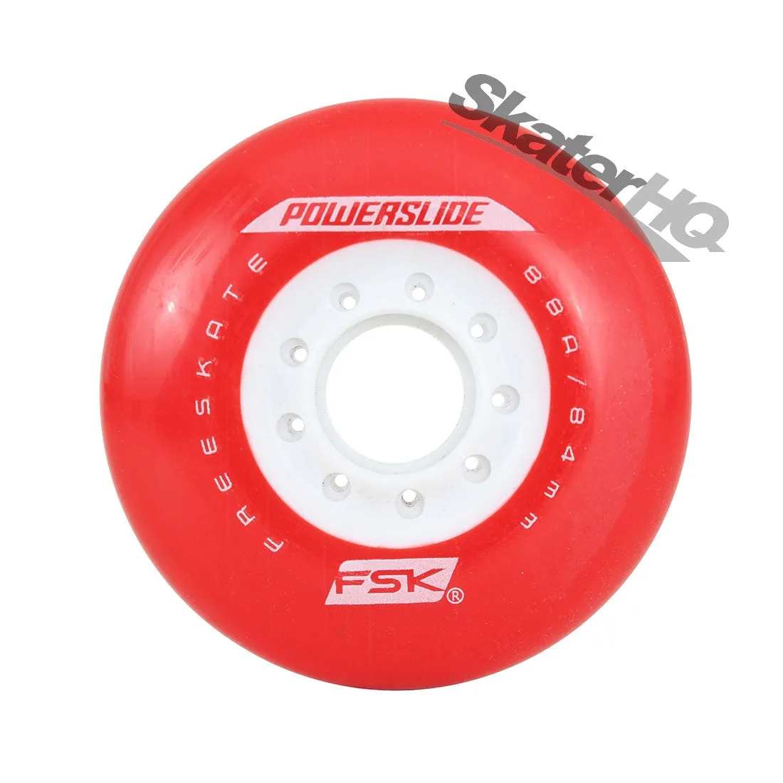 Powerslide Free Skate 84mm/88a 4pk - Red