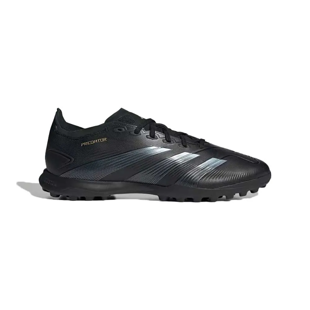 Predator League TF Soccer Shoe - Core Black/Carbon/Gold Metallic - Regular (D)