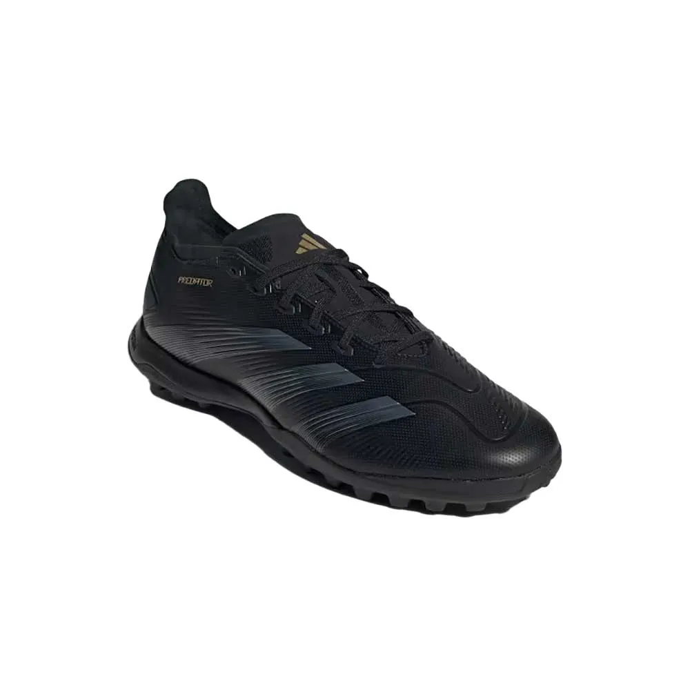 Predator League TF Soccer Shoe - Core Black/Carbon/Gold Metallic - Regular (D)