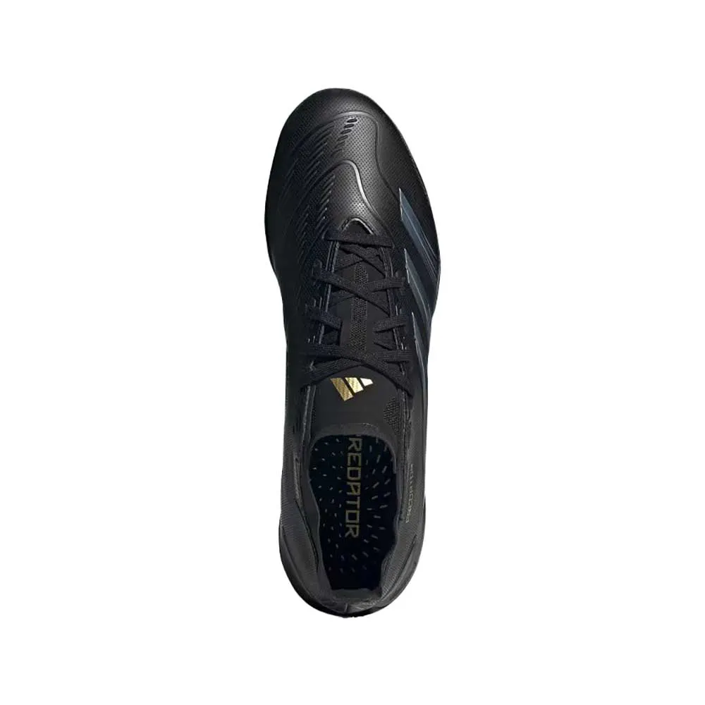 Predator League TF Soccer Shoe - Core Black/Carbon/Gold Metallic - Regular (D)