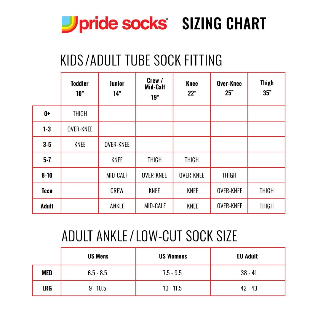 Pride Ankle Socks - Bold