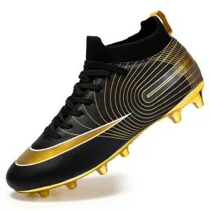 Professional Soccer Shoes Long Spikes "AG Ankle" "Football Boots" Outdoor Cleats Soccer Boots | 32751G