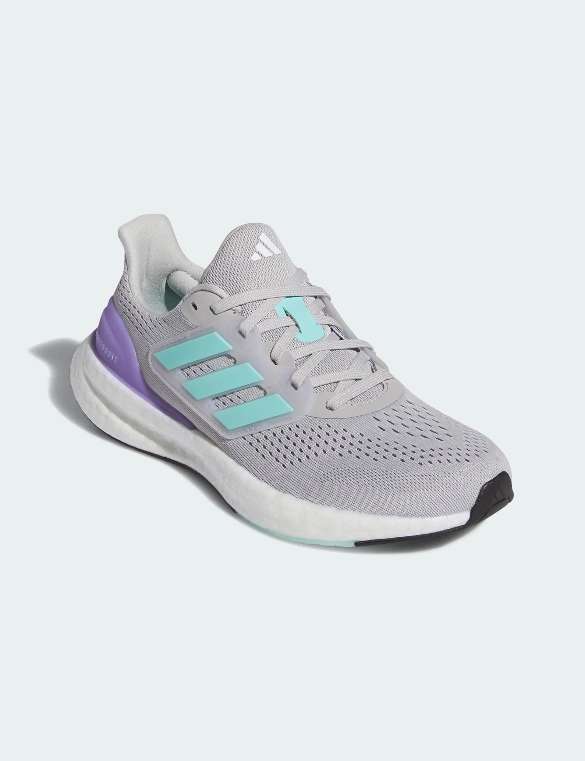 Pureboost 23 Shoes - Grey Two/Flash Aqua/Cloud White