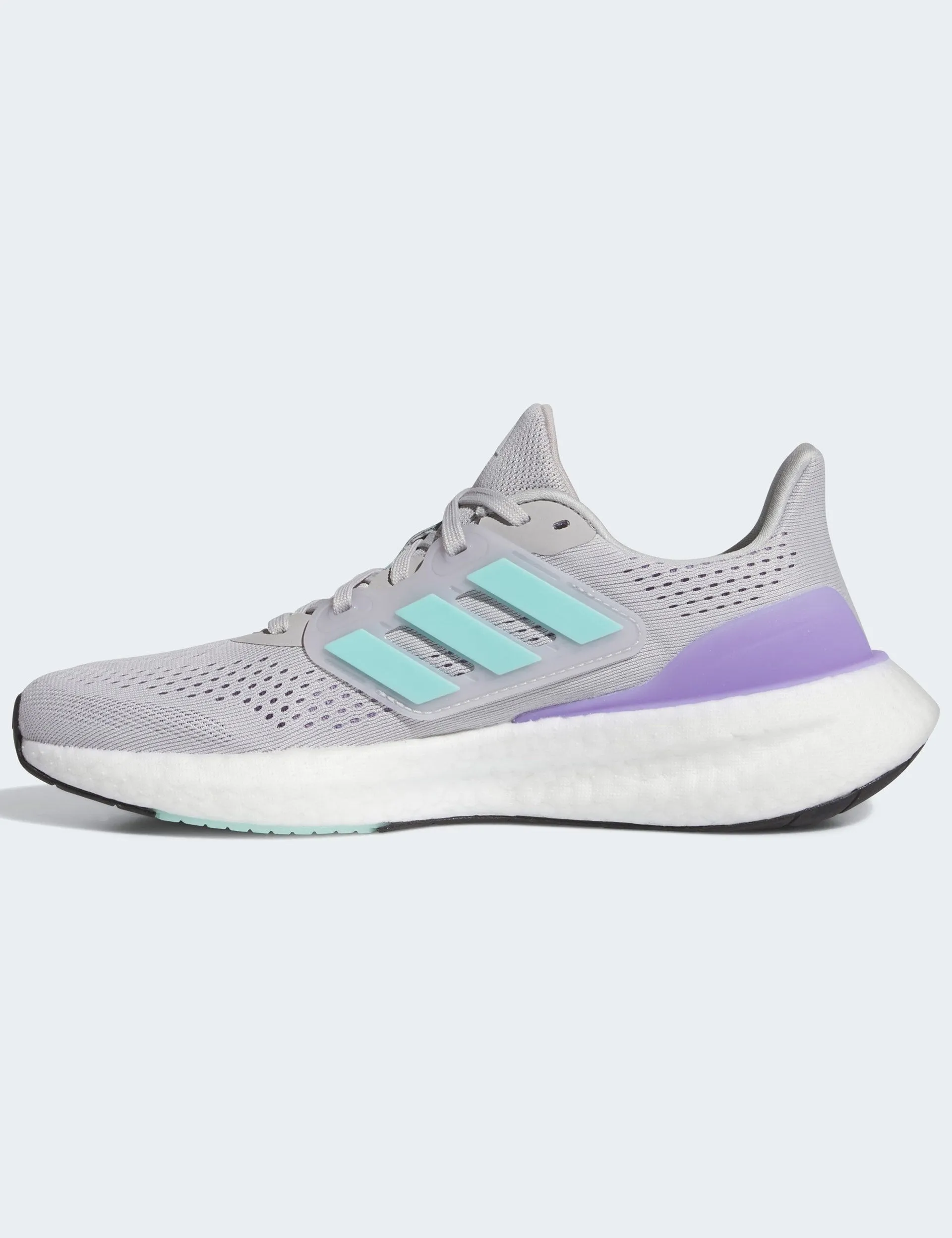 Pureboost 23 Shoes - Grey Two/Flash Aqua/Cloud White