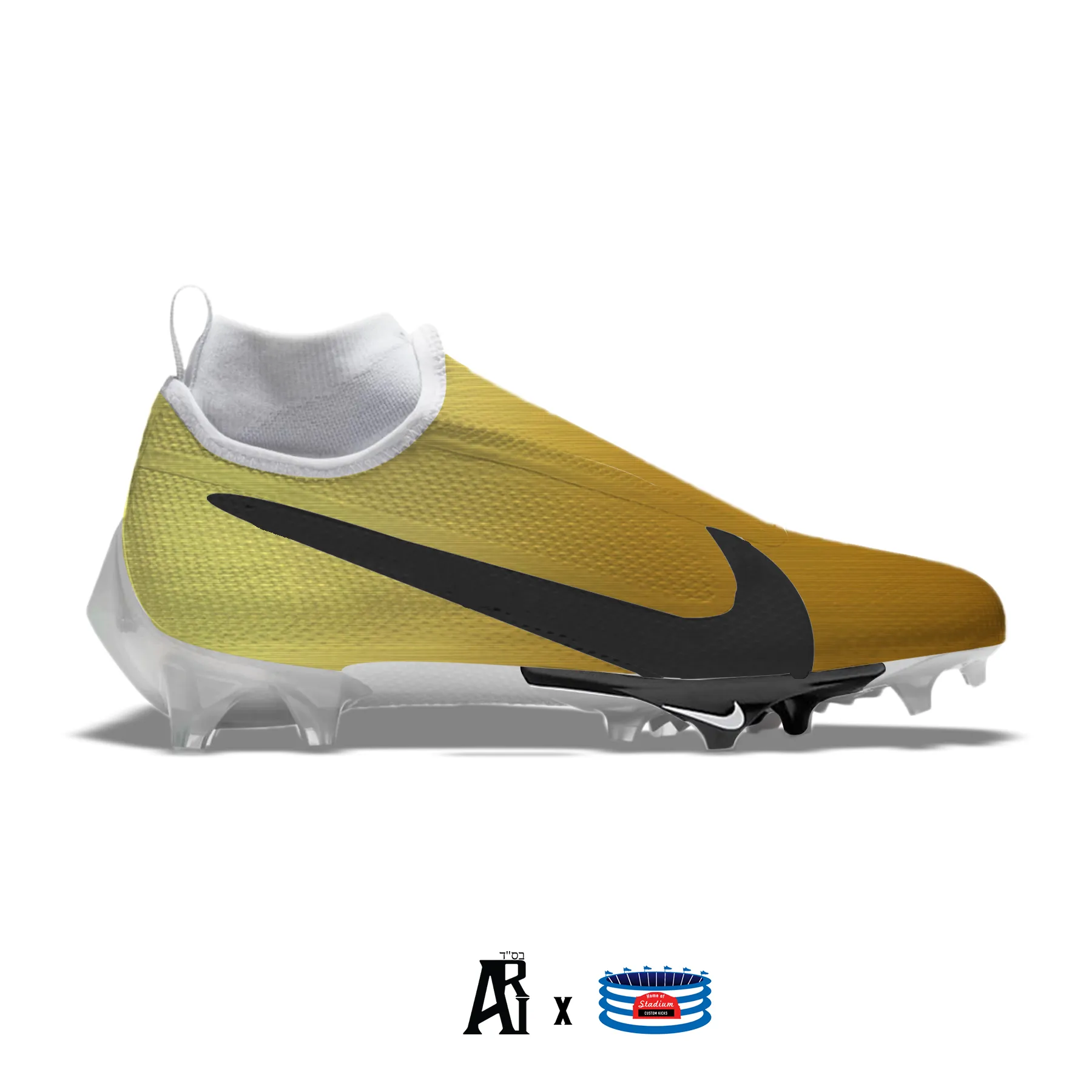 "Metallic Gold" Nike Vapor Pro 360 Cleats