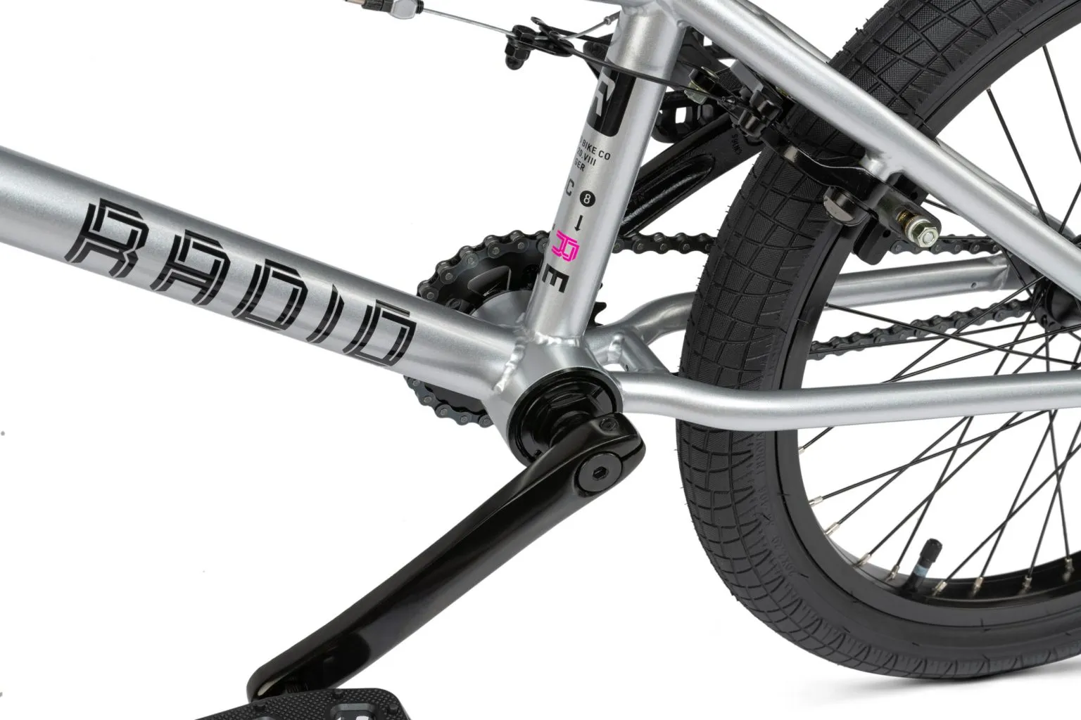 Radio 2021 Revo 20″ Pro Complete BMX Bike - Silver