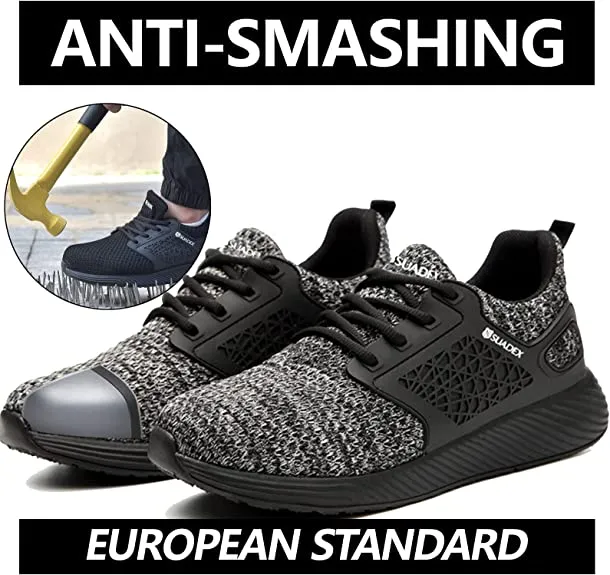 RAYS | SUADEX Breathable Steel Toe Sneakers