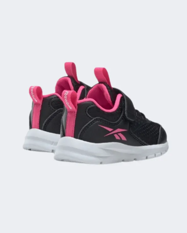 Reebok Rush Runner 4 Td Infant-Girls Running Shoes Black/Pink Gw1251