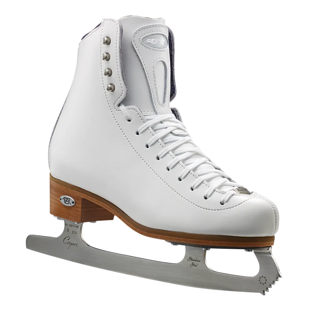 Riedell 23 Stride, Figure Skates Sets, White or Black, Youth Size