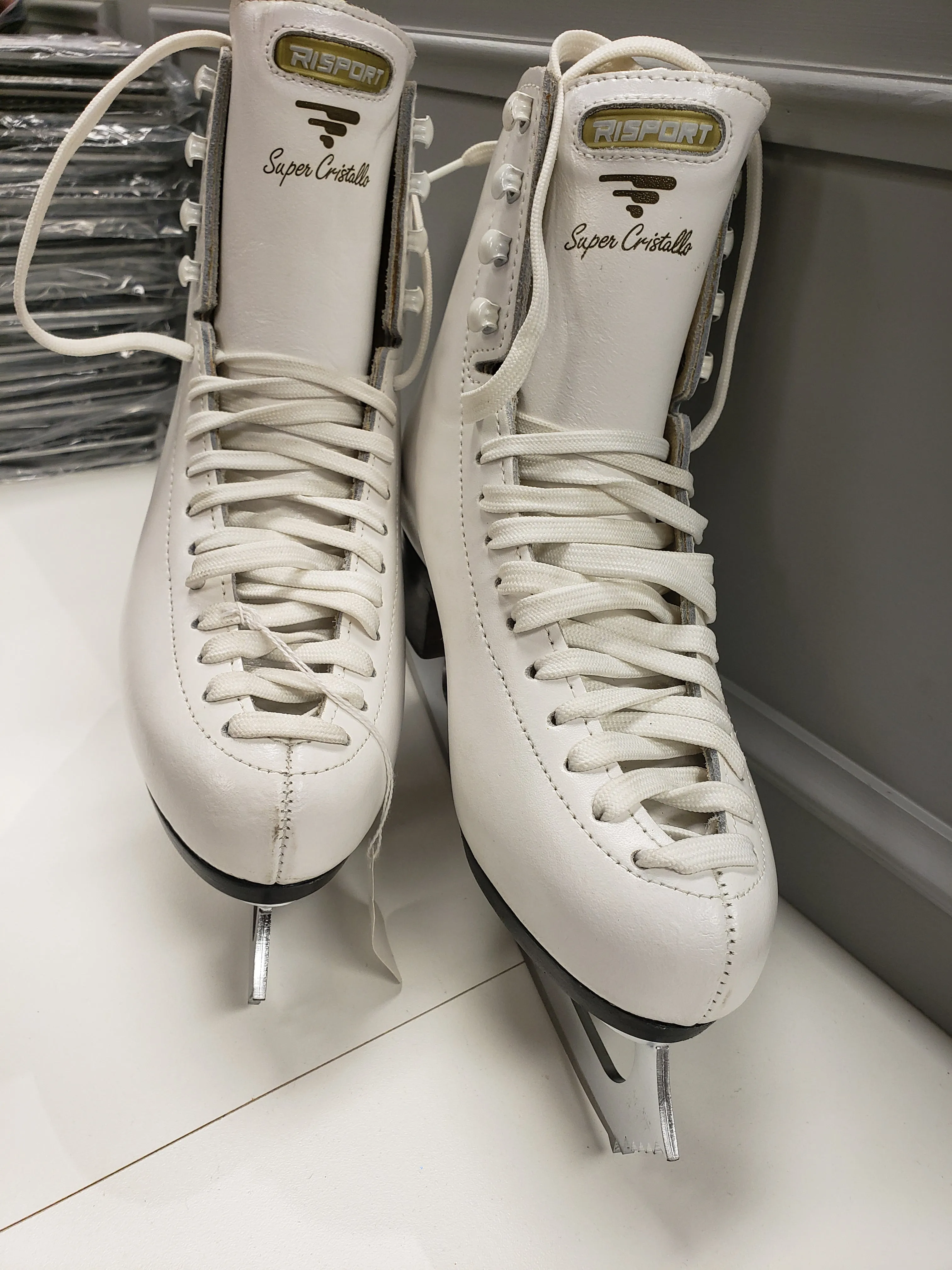 Risport Super Cristallo Figure Skates with Sterling Blades Size 235 B