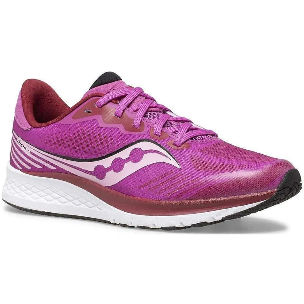 Saucony Ride 14 Junior Running Shoes - Pink