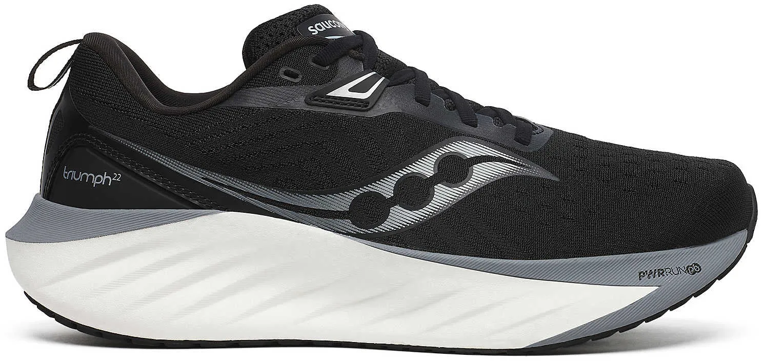 Saucony Triumph 22 Mens Running Shoes - Black