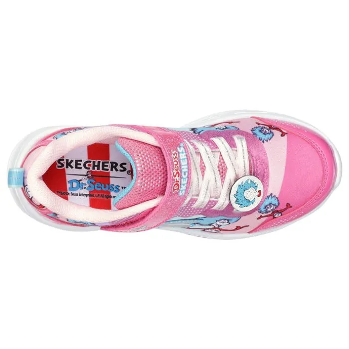 Skechers Youths Shimmer Beams Funtime Dr Seuss Light Up