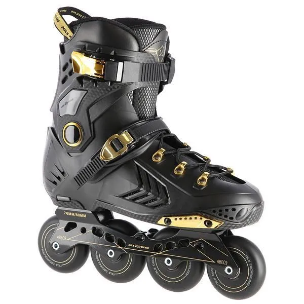 Slalom Skates Nils Extreme Na20002 Black-Gold Size. 41