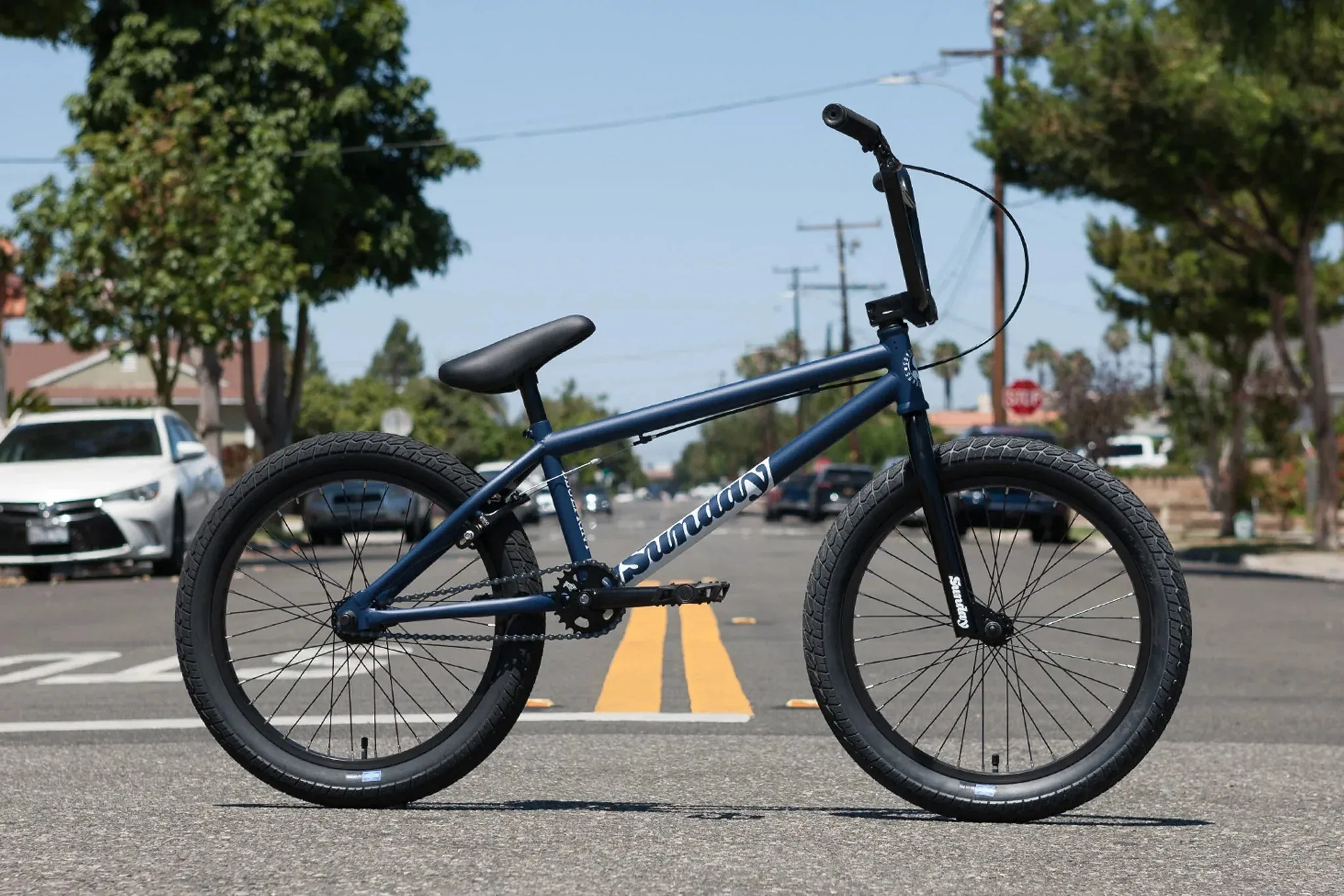 Sunday 2023 Blueprint 20″ Complete BMX Bike - Matte Midnight Blue