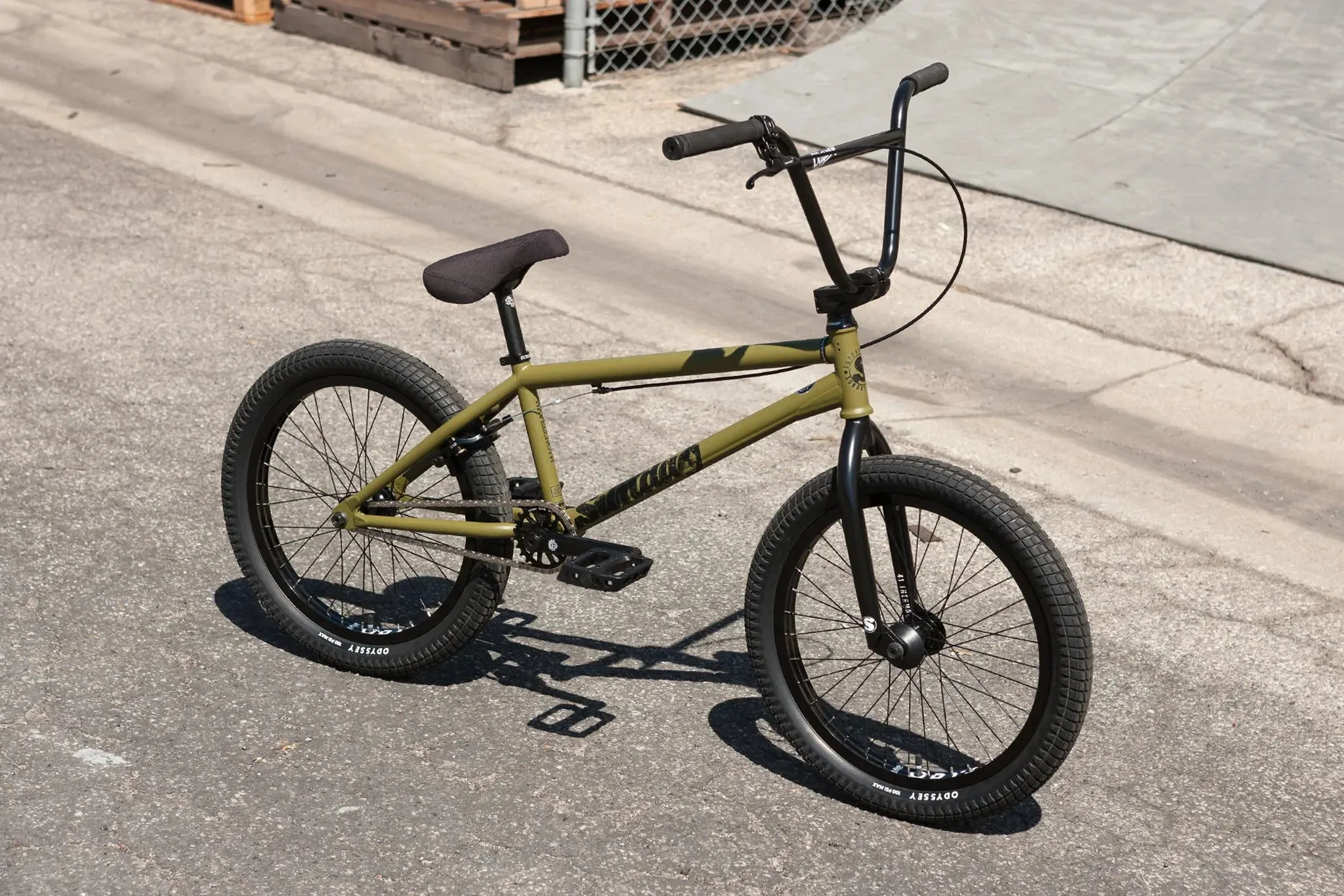 Sunday 2023 Wavelength 21″ Gary Young Signature Complete BMX Bike - Matte Army Green