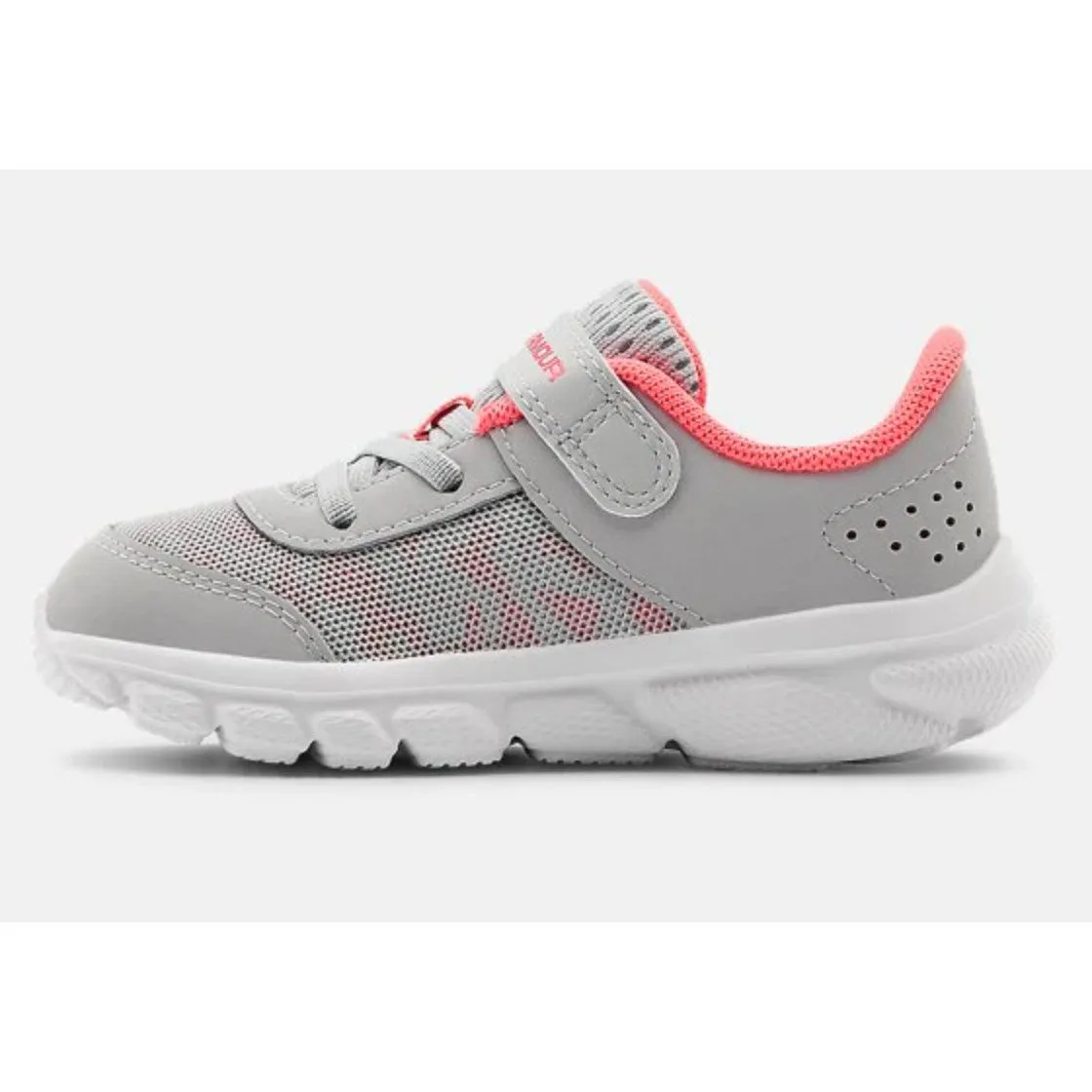 Under Armour Halo Grey/White/Cerise Assert 8 Baby/Toddler Sneaker