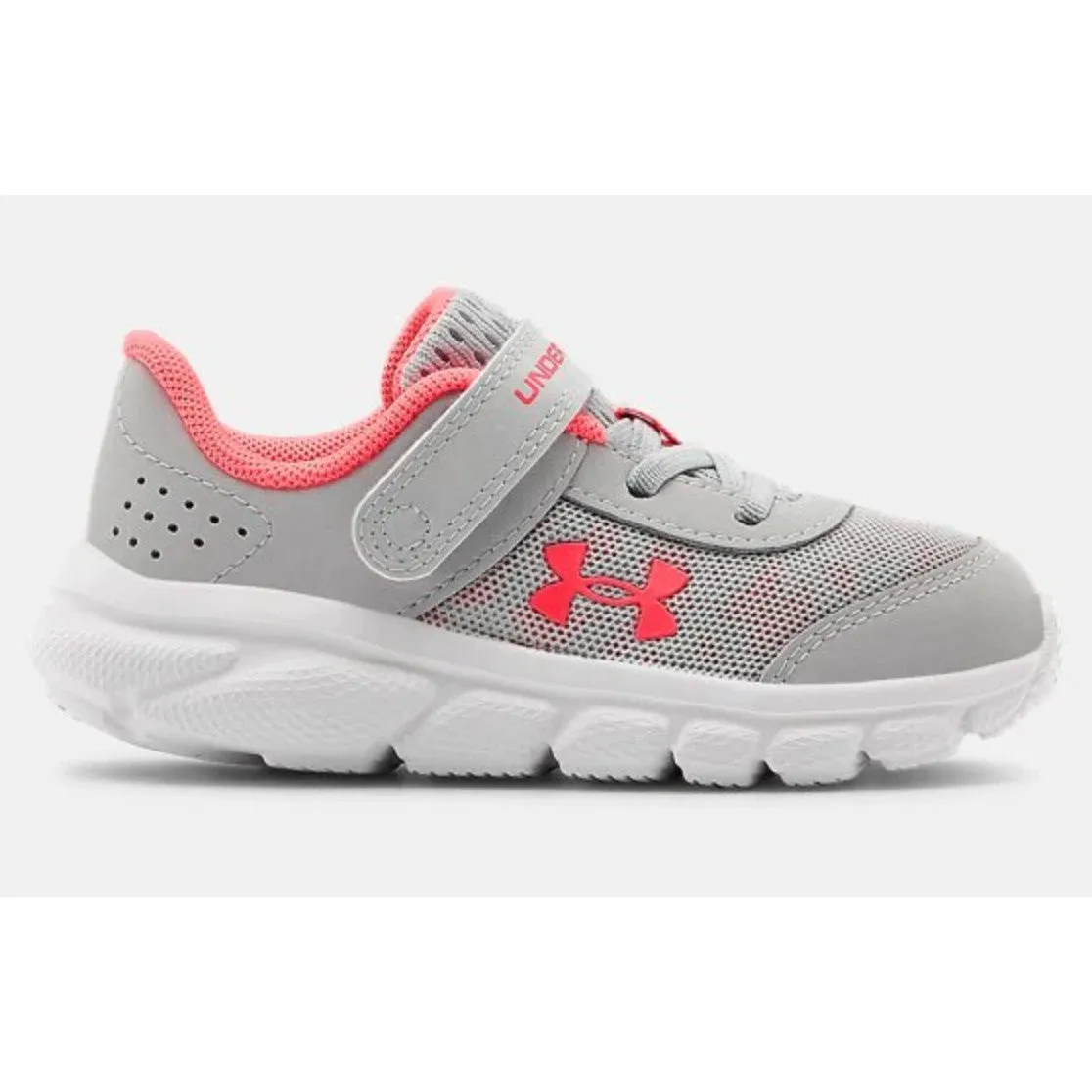 Under Armour Halo Grey/White/Cerise Assert 8 Baby/Toddler Sneaker