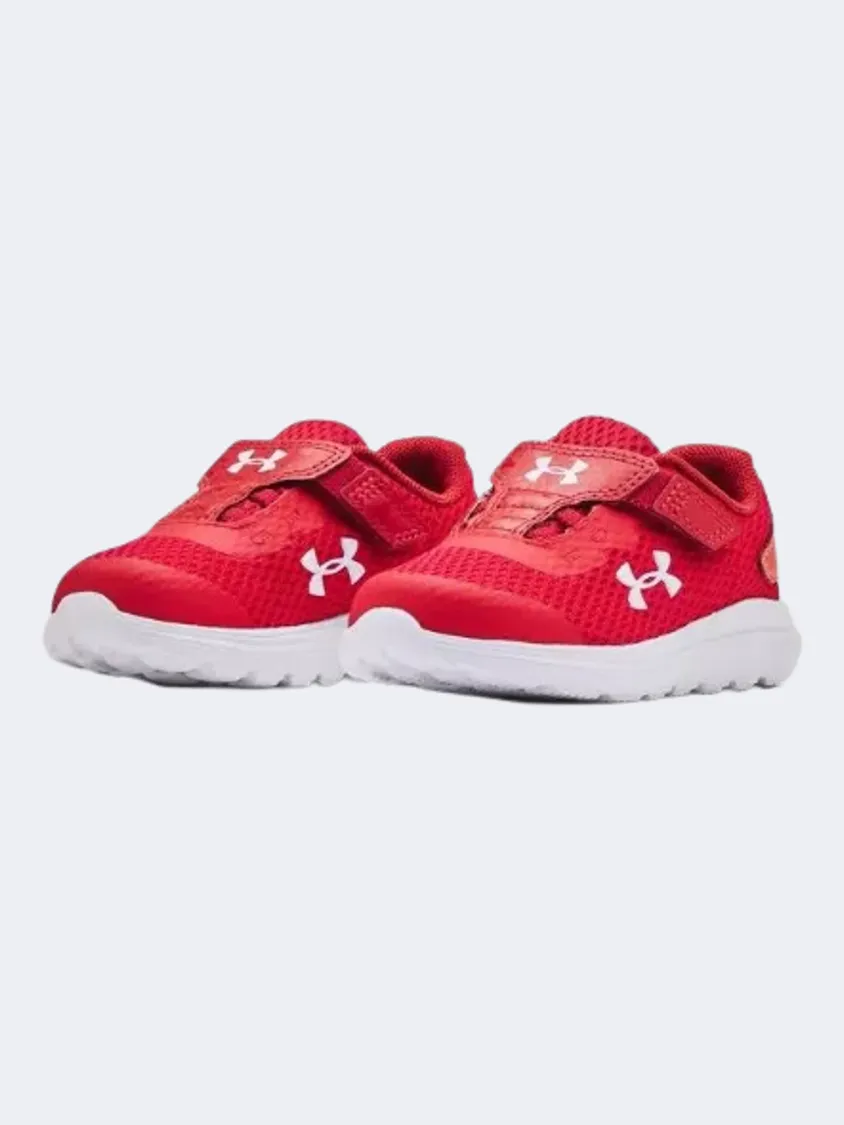 Under Armour Inf Surge 2 Infant Running Shoes Red/White