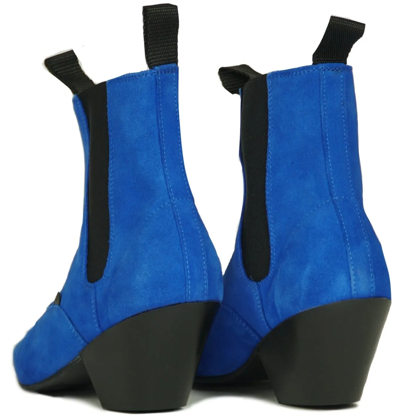 Underground Fred Winklepicker Royal Blue Suede Boot