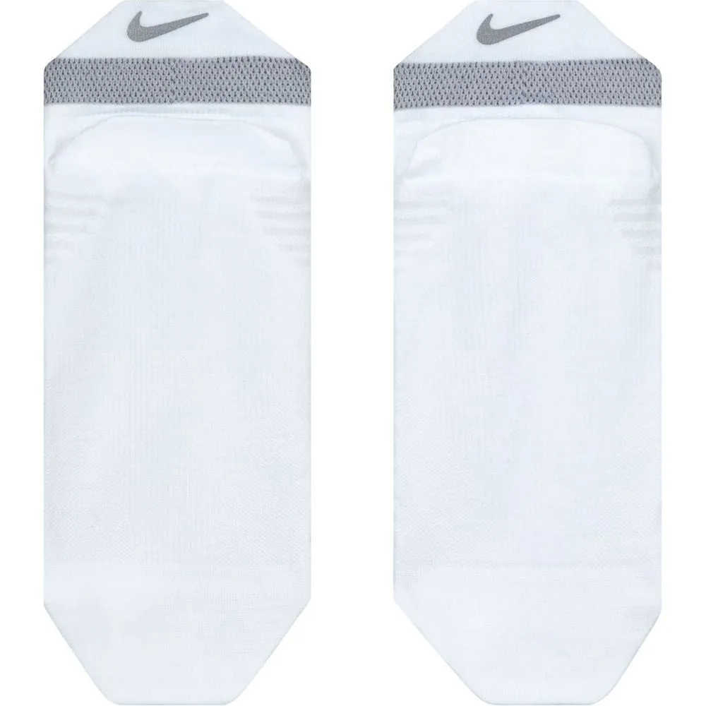 Unisex Spark Lightweight No-Show Running Socks - White