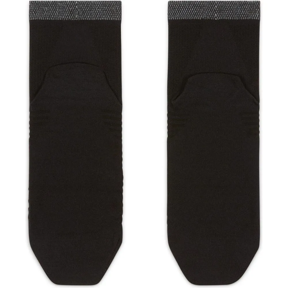 Unisex Spark Lightweight Running Ankle Socks - Black