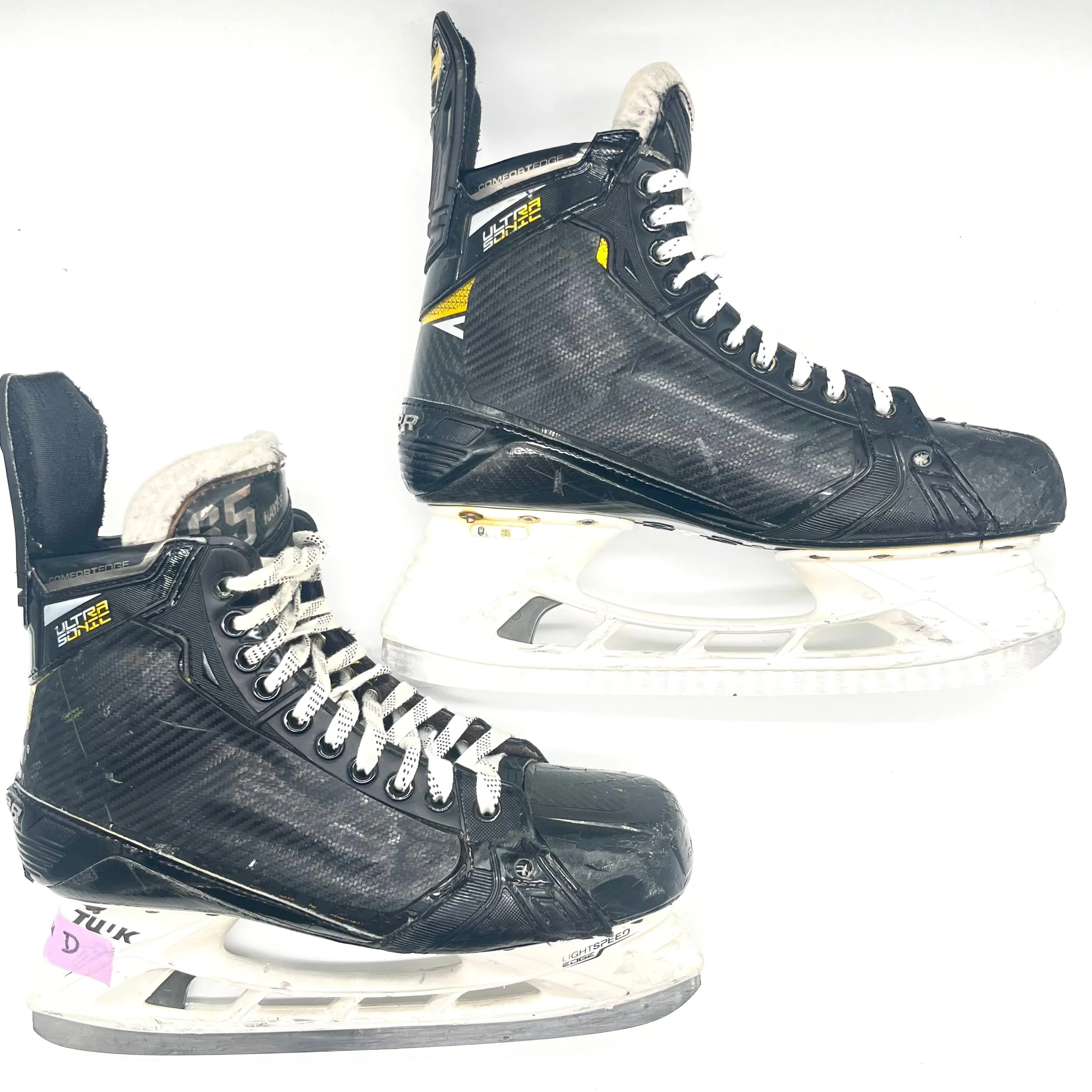 Used Bauer Supreme Ultrasonic Pro Stock Hockey Skates - Size 9.75D